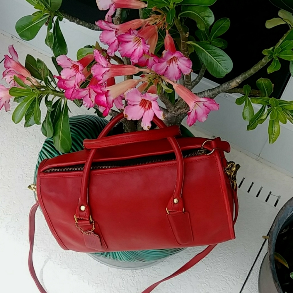NYC VINTAGE 80's COACH LARGE MADISON SATCHEL BAG - Picture 16 of 17